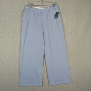 Wild Fable Peachy Soft French Terry Fleece Wide Leg Lounge Pants Womens Large